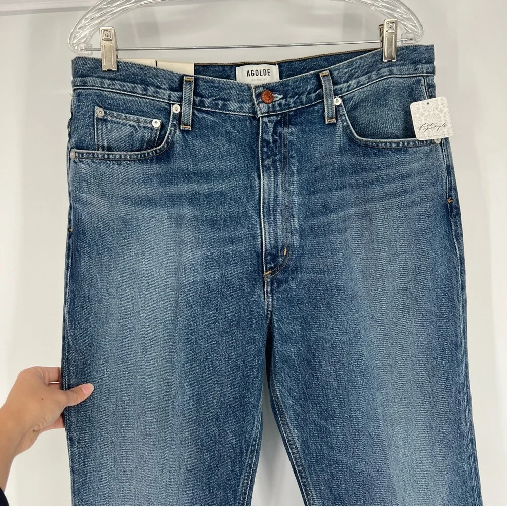 AGOLDE Vintage Flare Dark Wash High Rise Classic Denim Jeans in Absolute 32 NWT